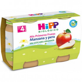 Potito Manzana & Pera HiPP 2x125gr 4M+