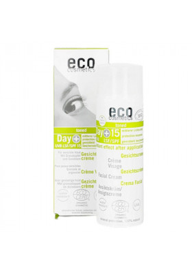 Crema Facial con Protección Solar SPF 15 Eco-Cosmetics 50ml