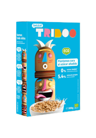 Smileat TRIBOO - Snack de Frutas Triboo de Fresa y Manzana, Ingredientes  Naturales - 25g