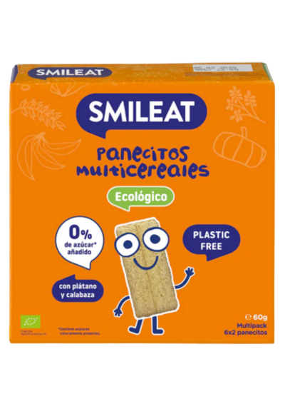 Panecillos Multicereal Eco Smileat 60grs