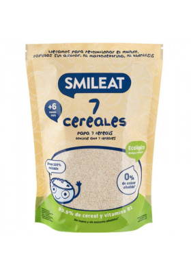 Papilla 7 Cereales Eco 6M+ Smileat 200grs