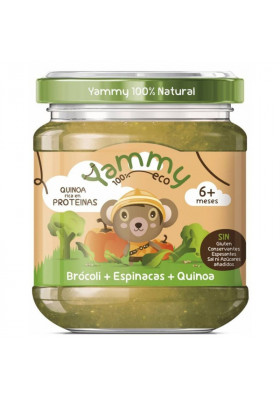 Potito de Brocoli Espinacas y Quinoa +6M Eco Yammy 195g