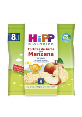 Tortitas Arroz con Manzana +8 meses Bio 30g Hipp
