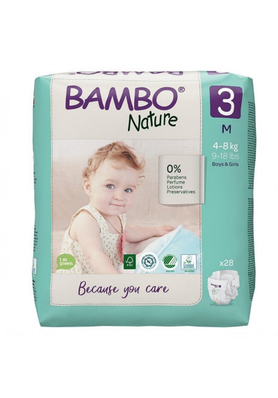 Pañales Bambo (4-8kg) 28uds