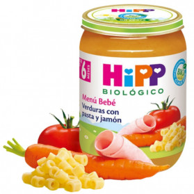 Potitos HIPP Verduras, Pasta y Jamón 190gr 6M+
