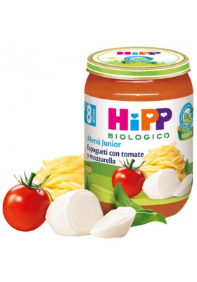 Potitos HIPP Espagueti con Tomate 8M+ 190gr