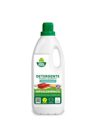 Detergente Concentrado Pieles Sensibles Eco Vegan 2L Trebol Verde