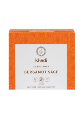 Jabón de Shanti Bergamota Salvia Khadi 1 pastilla