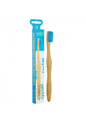Cepillo Dental Bambú Adul Azul Nordics Oral Care 1 u