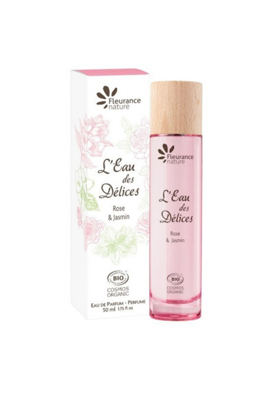 Perfume Agua Rosa Jazmín Bio Fleurance Nature 50ml