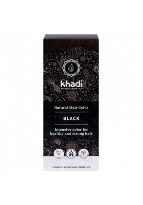 Tinte Negro Herbal 100% Vegeta Khadi 100grs