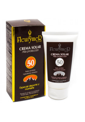 Crema Solar Facial SPF50 Deporte Fleurymer 80ml
