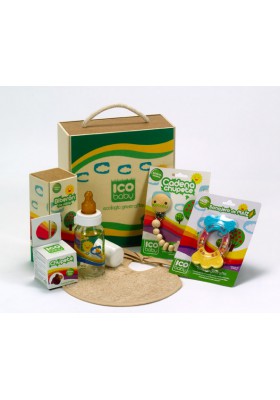 Canastilla ICO Baby Green Box ¡Todos los accesorios ECO!