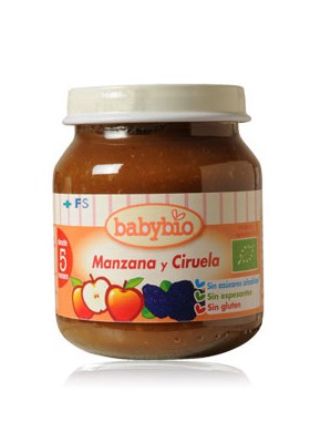 Potitos Babybio Manzana & Ciruela 8M+ 130gr